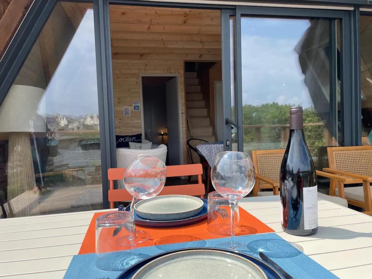 Le Tipi Bleu Tiny House Neuve Avec Terrasse Et Jardin Villa Camaret-sur-Mer Ngoại thất bức ảnh