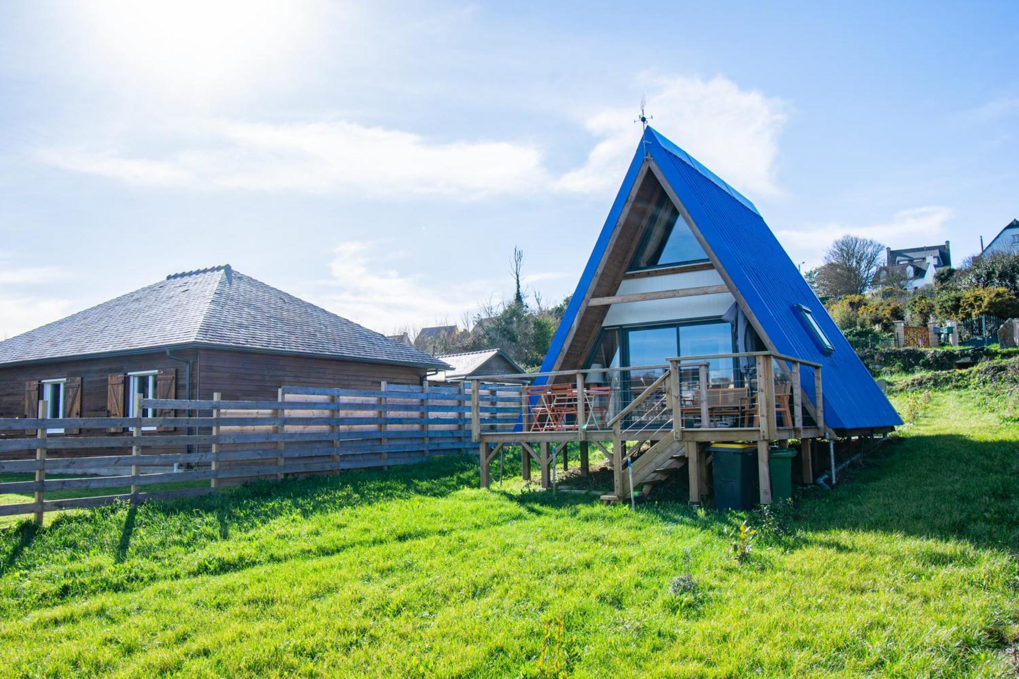 Le Tipi Bleu Tiny House Neuve Avec Terrasse Et Jardin Villa Camaret-sur-Mer Ngoại thất bức ảnh